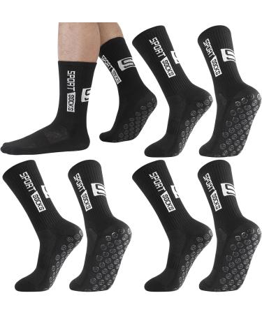 Buy Utensilsto 3 Pairs Anti-Slide Grip Football Socks - Slipproof Sports Socks for Men (Sizes 39-46) | Perfect for Football Basketball & Running - Buy Online on GoSupps.com