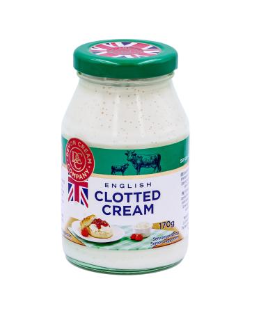 Food-United Clotted Cream 3x 170g English Streich cream cream in the glass of Coombe-Castle goes with CONES Apple-Pie-Kuchen Pancakes pancakes & desserts