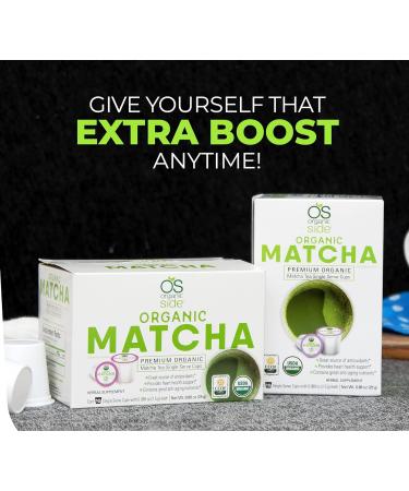 Greenside Detox Herbal Tea Matcha Single Serve Cups - Antioxidant Rich with Anti-Aging Nutrients - 10 Cups (3g Serving) - Herbal Body Supplements - Buy Online on GoSupps.com