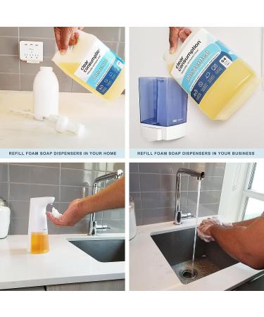 Organic Unscented Foaming Hand Soap Refill - 64 oz Plant-Based Formula from Natural Ingredients - Buy Online on GoSupps.com