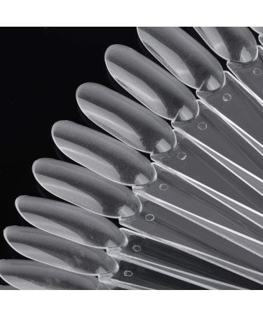 150 Pcs Transparent Nail Sample Sticks - False Nail Art Tips Display Practice Tool - Buy Online on GoSupps.com