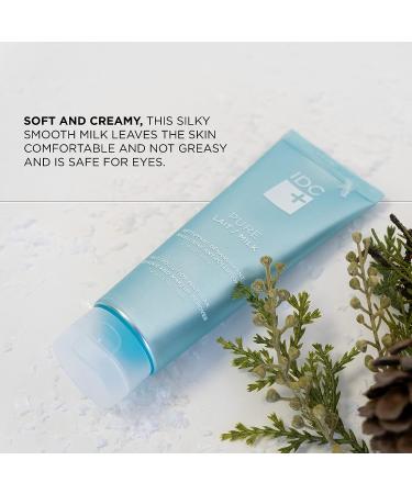 IDC Dermo + Glenmark Pure Gel 5-in-1 Cleansing Gel and Makeup Remover with Vitamin B5 and Lindseed Extract | 4 fl. oz / 120 mL | For Face, Eyes, and Neck | All Skin Types | Pure Milk Formula | 6.8 oz - Buy Online on GoSupps.com