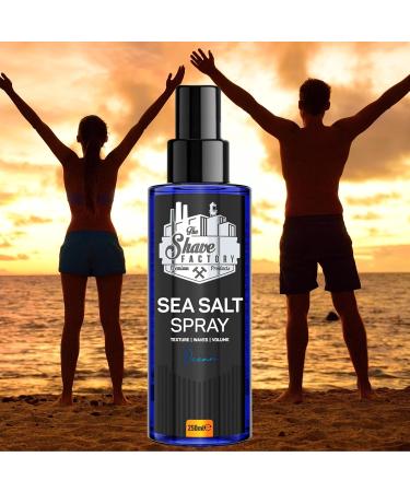 the shave factory Ocean - Sea Salt Spray Salt Water Spray Hair Salt Spray for Hair Volume Spray Texture Spray Hair (3 x 250 ml (8.45 Floz)) - Buy Online on GoSupps.com