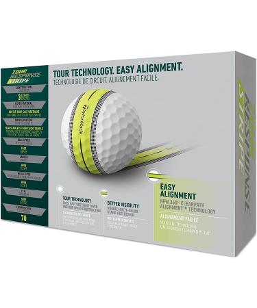 TaylorMade 2022 Tour Response Stripe Golf Balls - 12 Pack - Buy Online on GoSupps.com