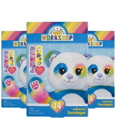 Licensed Character Adhesive Sterile Bandages 14 per Box Set of 3 Boxes The Flash Build-A-Bear Workshop Bluey Crayola (Build-A-Bear Workshop)