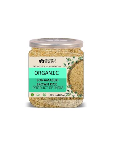 Blessfull Healing Organice SONAMASURI Brown Rice 1 lb (453 Gram)