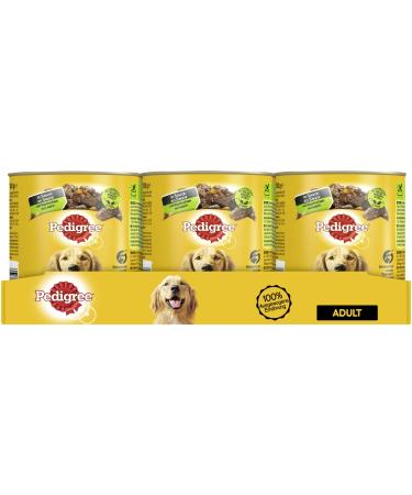 Pedigree dog food wet food juicy sliced sliced with rabbits and carrots in sauce 12 cans (12 x 800g) 800 g (12 -pack) juicy sliced with rabbits and carrots in sauce