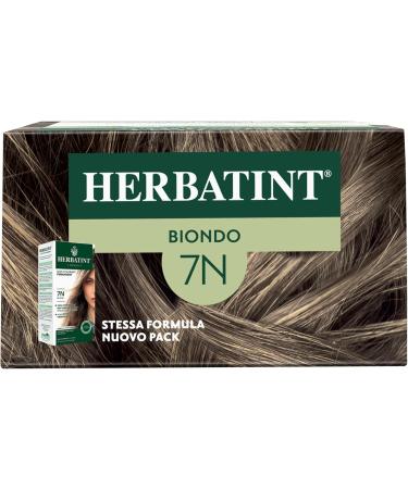  Herbatint Herbatint Permanent Hair Color Gel 7N Blonde - 170 ml | Ammonia-Free 100% Gray Coverage | For Sensitive Skin with 8 Natural Organic Extracts - Buy Online on GoSupps.com