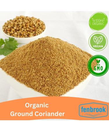 Organic Ground Coriander 100g | Fenbrook Organic Certified - Buy Online on GoSupps.com