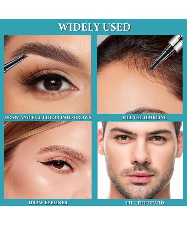 Waterproof Microblading Eyebrow Pen - Precise Brow Pencil with Micro-Fork Tip for Natural All-Day Wear - Buy Online on GoSupps.com