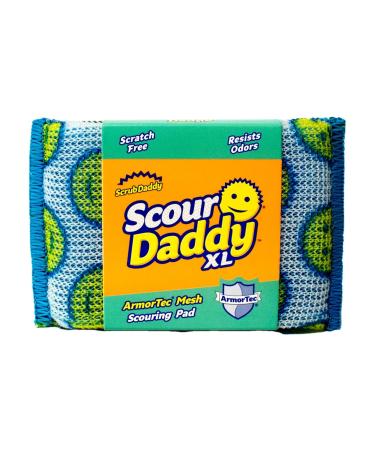 Scrub Daddy Scour Daddy XL Scourers Sponge Non Scratch Scouring Pads Heavy Duty Scourer Pad for Cleaning Dishes Alternative to Metal Kitchen Scourers Cleaning Products Dish Sponges for Washing up Modern - Buy Online on GoSupps.com