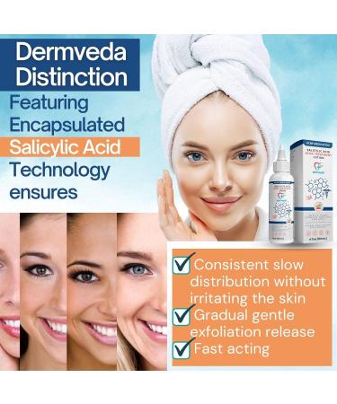 Dermveda Natural Acne Treatment Serum with Salicylic Acid | Best Pimple & Cystic Acne Solution for Teens | Clear Skin Facial Cleanser & Moisturizer - Buy Online on GoSupps.com
