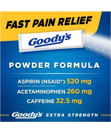 Goody's Extra Strength Headache Powders - 50 Powders (Pack of 3) - Buy Online on GoSupps.com