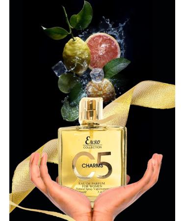 C5 CHARMS EAU DE PARFUM FOR WOMEN 100 ml e 3.4 Fl Oz. Amber Floral fragrance for women. - Buy Online on GoSupps.com