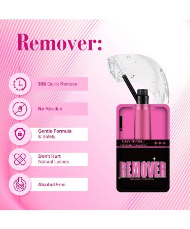 3-in-1 Lash Bond, Seal, & Remover Kit - Strong Hold Adhesive for DIY Eyelash Extensions - Long Lasting & Easy to Use - 3 * 5ml - Buy Online on GoSupps.com