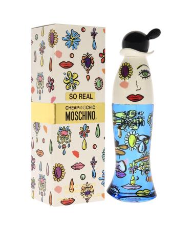 Moschino So Real Cheap & Chic for Women 3.4 oz Eau de Toilette Spray 3.4 Fl Oz (Pack of 1) - Buy Online on GoSupps.com