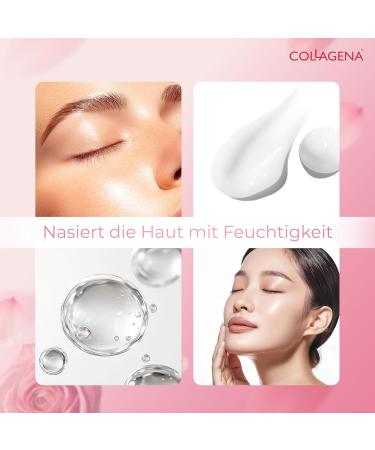 Collagena Rose Essential nourishing day cream with rose oil and collagen peptides deepacting moisture and antiaging care enriched with shea butter almond and olive oil 50 ml - Buy Online on GoSupps.com