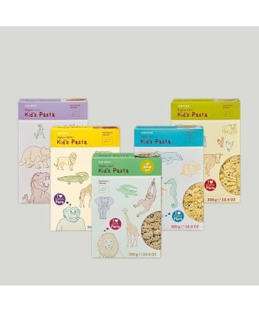  Alb Gold ALB-GOLD Organic Spelt for Kids Zoo Paste Vegan Organic Spelt from Germany Children's Noodles in a Colourful Folding Box 300 g Made in Germany - Buy Online on GoSupps.com