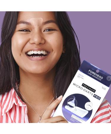 Freeman Beauty Micro-darts Pro Forehead Skincare Mask | Hyaluronic Acid & Peptides Anti-Wrinkle Patches - 6 Count - Buy Online on GoSupps.com
