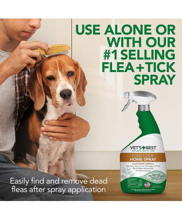 Vet's Best Flea Comb - Bamboo Handle for Dogs and Cats - Buy Online on GoSupps.com