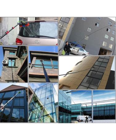 Window Cleaning Telescopic Pole Water Fed Extendable Brush Suitable for Cleaner Conservatory Roof Photovoltaic Panel Cleaning Photovoltaic Panel Cleaning/Window Clean 55cm Brush Head 12M/39FT - Buy Online on GoSupps.com