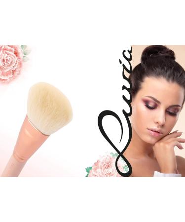 Luvia Rougepinsel E214 - Vegan Blush Brush in Nude/Ros gold | Essential Prime Makeup Brush for Flawless Application - Shop Internationally! - Buy Online on GoSupps.com