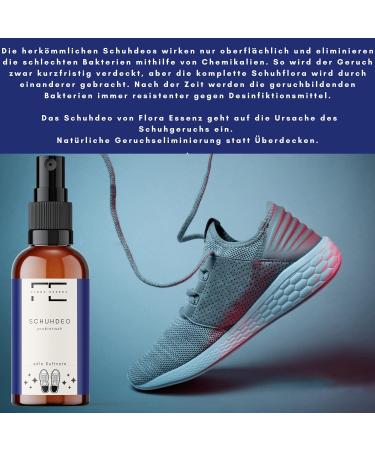 Flora Essenz Schuhdeo Spray | Probiotic Shoe Deodorant for All Shoe Types | Eliminate Odor with Noble Fragrance - Buy Online on GoSupps.com