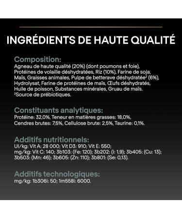 PURINA PRO PLAN | Large Athletic Puppy 2 Sensitive Digestion | Rich in Lamb | Dry Food | Puppy | 12kg Bag - Buy Online on GoSupps.com