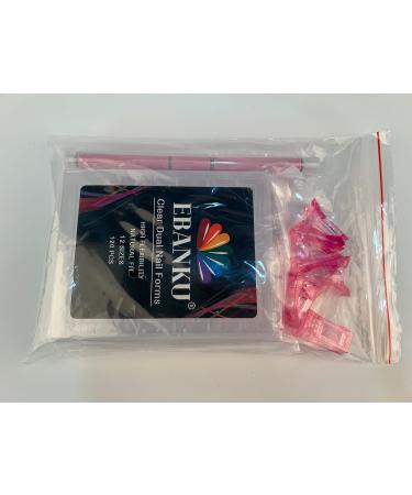 EBANKU Dual Nail Forms Set with 120 Piece Poly Gel Coffin Nail Mold & Accessories - Buy Online on GoSupps.com