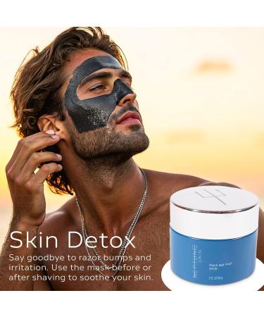 Neptune Black Sea Mud Scrub 3 Fl Oz | Deep Cleansing & Exfoliating Face Scrubber for Acne Razor Bumps & Redness | Hydrates & Soothes Skin with 100% Natural EWG Verified Ingredients - Buy Online on GoSupps.com
