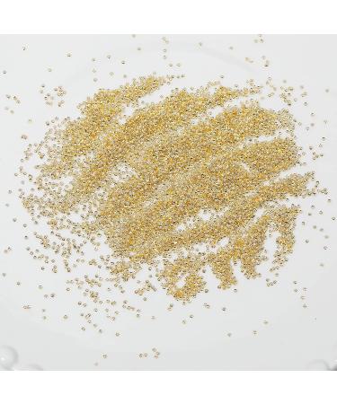 Nail Art Pearls: Gold, Silver, and White Flatback Gems for Stunning Nail Decorations - Half Round Nail Charms, Rhinestones, and Mixed Supplies - Buy Online on GoSupps.com