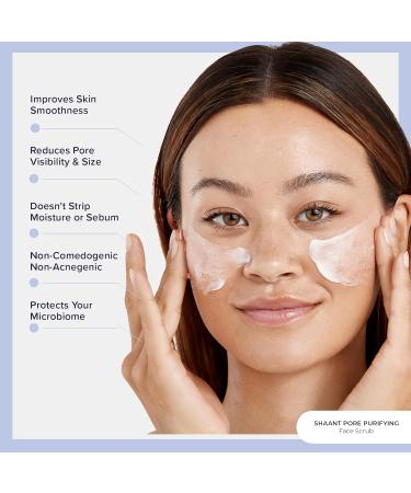 Buy Codex Labs Shaant Pore Purifying Face Scrub - Oil Control Exfoliator for Acne-Prone & Oily Skin - 2% Salicylic Acid - Vegan Cruelty-Free Skincare (100g) - International Shipping Available - Buy Online on GoSupps.com
