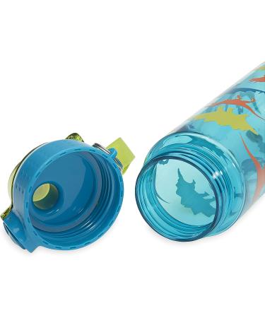 Kidnasium 24oz Kids Water Bottle - Push-Button Flip Cap, BPA-Free, Dishwasher Safe - Dino Zone Design, Great for Home, School, Sports & On-The-Go - Buy Online on GoSupps.com