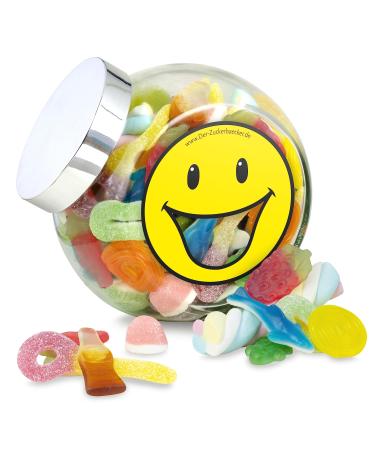 Good mood sweets colorful good mood sweets mix in a gift jar
