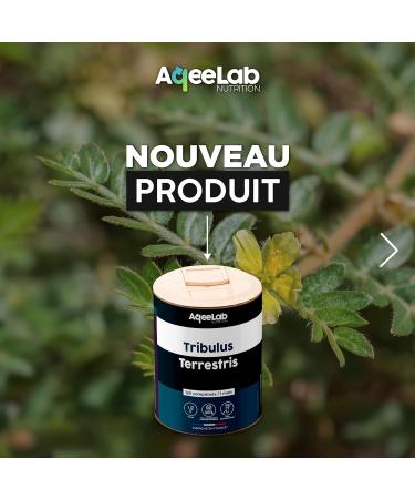 Tribulus Terrestris 2400 mg AqeeLab Nutrition 120 Vegetable Capsules 1 Month Guaranteed Saponin Content Strength Energy & Libido Made in France Environmentally Friendly Brand - Buy Online on GoSupps.com