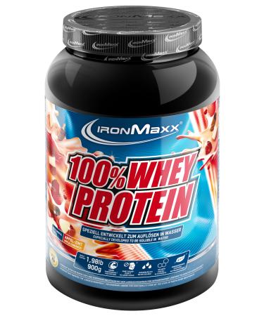 Ironmaxx 100% whey protein powder - apple cinnamon 900g can |Suck -reduced water -soluble protein powder from whey protein |many different flavors - Buy Online on GoSupps.com