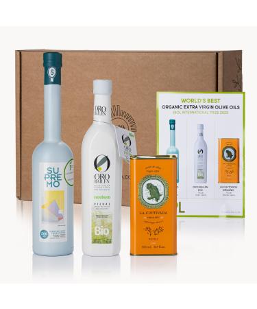 olivaoliva BIOL World Best Organic Oils 2023 - Gift Box 3x500 ml