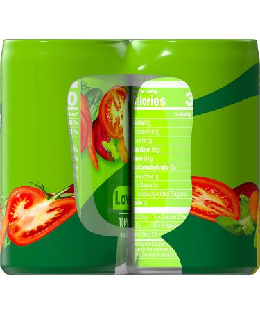 V8 Low Sodium Original 100% Vegetable Juice Blend - 5.5 FL OZ Can (Pack of 6) - Buy Online on GoSupps.com