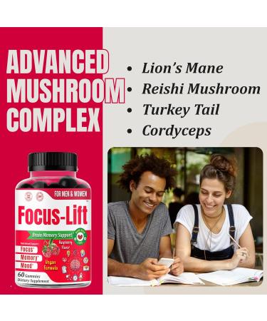 ROVita Mushroom Gummies for Adults 10+ Mushroom Complex with Lion s Mane Reishi Turkey Tail & Cordyceps Daily Wellness & Lifestyle Support 60 Gummies - Buy Online on GoSupps.com