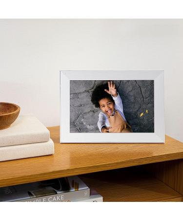 Aura Carver Luxe WiFi Digital Picture Frame 10.1 - Sea Salt | Add Photos Easily with Aura App, Free Unlimited Storage, Videos Playback | Top Digital Photo Frame - Buy Online on GoSupps.com