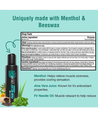 Pain Relief Gel & Muscle Relaxer Cream for Knee, Back, and Sore Muscles | Sport IQ (3.5 oz + Travel Size) - Buy Online on GoSupps.com