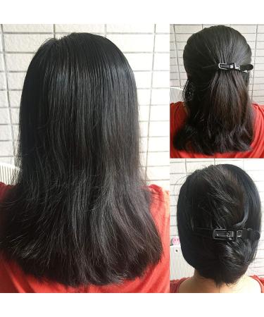 12Pcs Wide Teeth Double Hinged Alligator Hair Clips for Styling - Professional Salon Quality (Black) - Buy Online on GoSupps.com