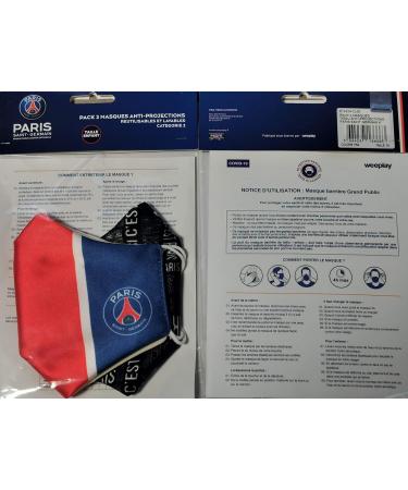 Buy Paris Saint-Germain Children's Masks - Reusable Washable Splash Guards | International Shipping Available - Buy Online on GoSupps.com