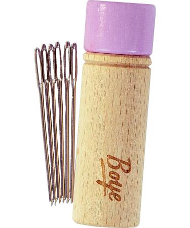 Boye Wood Container with Purple Lid Crochet Accessory Set - Size 18 Multicolor 7 (42-40039) - Buy Online on GoSupps.com