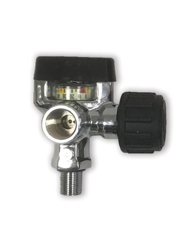 Acecare PCP Air Rifle 4500 psi Composite Tank Valve with Gauge Paintball M18*1.5 - Buy Online on GoSupps.com