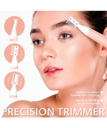 Precision Eyebrow & Nose Hair Trimmer for Women â€“ Painless, Waterproof & Rechargeable - Buy Online on GoSupps.com