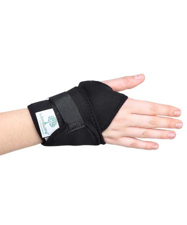 LONGLIFE Wrist Binder Thumb Support - Universal Black - Pain Relief & Comfort for All Activities - International Shipping Available - Buy Online on GoSupps.com