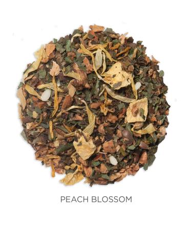 Tea Forte Peach Blossom Organic White Tea Canister | 3.53 oz Loose Leaf Tea | Makes 35-50 Cups - Buy Online on GoSupps.com