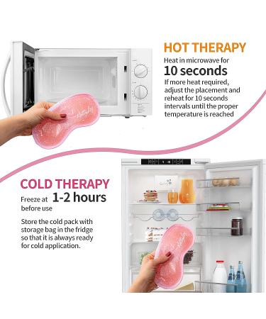 Katty Loy Gel Eye Mask - Luxury Cooling Eye Mask for Hot Cold Therapy - Relieves Puffy Eyes, Dark Circles, Headaches, Migraines & Sinus Pain - Reusable (1 Count) - Buy Online on GoSupps.com