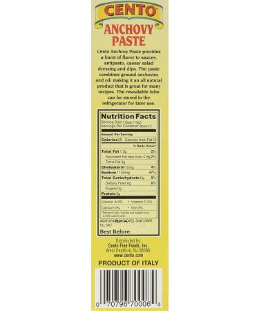 Cento Anchovy Paste - Authentic 100% Italian Flavor | Order Online - Buy Online on GoSupps.com